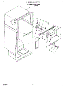 02 - Liner parts for Whirlpool Refrigerator ET18SKRAW02 / from AppliancePartsPros.com