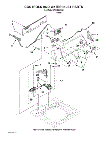 02 - Controls And Water Inlet Parts parts for Whirlpool Washer WTW4850XQ1 / from AppliancePartsPros.com