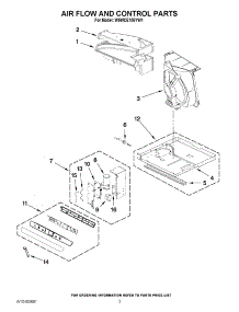 02 - Air Flow And Control Parts parts for Whirlpool Air Conditioner W5WCE105YW1 / from AppliancePartsPros.com