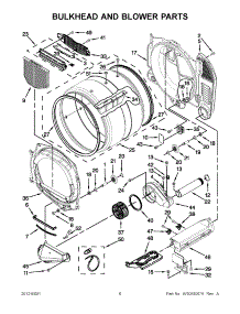 03 - Bulkhead And Blower Parts parts for Whirlpool Washer Dryer Combo CET8000AQ1 / from AppliancePartsPros.com