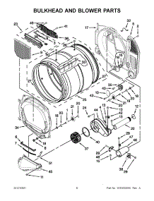 03 - Bulkhead And Blower Parts parts for Whirlpool Washer Dryer Combo CGT8000AQ1 / from AppliancePartsPros.com
