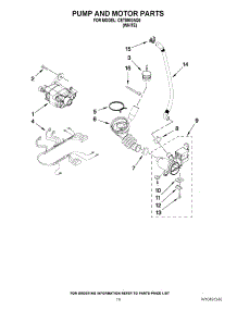 09 - Pump And Motor Parts parts for Whirlpool Washer Dryer Combo CET8000AQ0 / from AppliancePartsPros.com