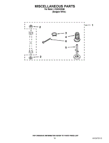15 - Miscellaneous Parts parts for Whirlpool Washer Dryer Combo LTG5243DQB / from AppliancePartsPros.com