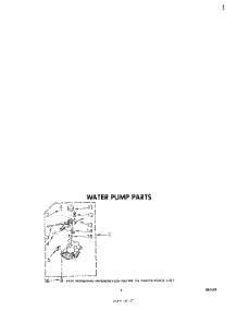 04 - Water Pump parts for Whirlpool Washer CFA2500W5 / from AppliancePartsPros.com
