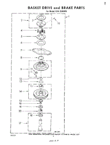 07 - Basket Drive parts for Whirlpool Washer CFA2500W5 / from AppliancePartsPros.com