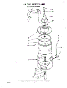 05 - Section parts for Whirlpool Washer 9CFA2000W5 / from AppliancePartsPros.com