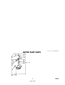 04 - Water Pump parts for Whirlpool Washer CFA2500W6 / from AppliancePartsPros.com