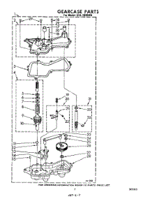06 - Gear Case parts for Whirlpool Washer CFA2500W6 / from AppliancePartsPros.com
