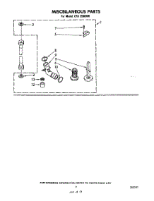 08 - Miscellaneous , Literature And Optional parts for Whirlpool Washer CFA2500W6 / from AppliancePartsPros.com