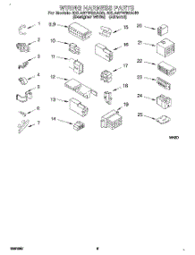 06 - Wiring Harness parts for Whirlpool Washer 3XLA87W92AQ0 / from AppliancePartsPros.com
