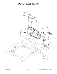 03 - Meter Case Parts parts for Whirlpool Washer CAE2743BQ0 / from AppliancePartsPros.com