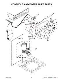 02 - Controls And Water Inlet Parts parts for Whirlpool Washer 7MWTW1607AW1 / from AppliancePartsPros.com