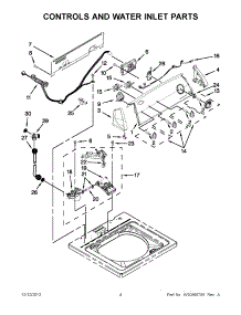 02 - Controls And Water Inlet Parts parts for Whirlpool Washer 3NWTW4800AQ0 / from AppliancePartsPros.com