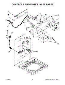 02 - Controls And Water Inlet Parts parts for Whirlpool Washer 3LWTW4740YQ1 / from AppliancePartsPros.com