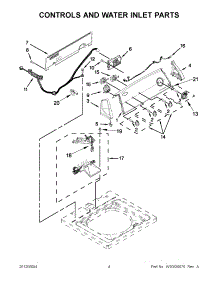 02 - Controls And Water Inlet Parts parts for Whirlpool Washer WTW4910XQ3 / from AppliancePartsPros.com