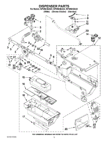 04 - Dispenser Parts parts for Whirlpool Washer WFW96HEAU0 / from AppliancePartsPros.com