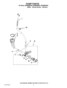 06 - Pump Parts parts for Whirlpool Washer WFW96HEAU0 / from AppliancePartsPros.com
