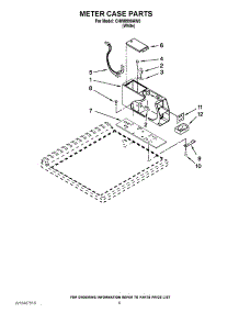 04 - Meter Case Parts parts for Whirlpool Washer CHW8990AW0 / from AppliancePartsPros.com