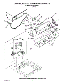 02 - Controls And Water Inlet Parts parts for Whirlpool Washer 7MWTW1604AW0 / from AppliancePartsPros.com