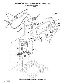 02 - Controls And Water Inlet Parts parts for Whirlpool Washer 7MWTW1603AW0 / from AppliancePartsPros.com