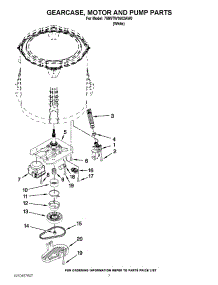 04 - Gearcase, Motor And Pump Parts parts for Whirlpool Washer 7MWTW1602AW0 / from AppliancePartsPros.com