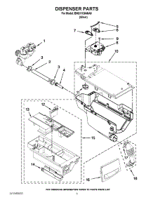04 - Dispenser Parts parts for Whirlpool Washer BNQ11C6ANA0 / from AppliancePartsPros.com