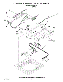 02 - Controls And Water Inlet Parts parts for Amana Washer NTW4650YQ0 / from AppliancePartsPros.com