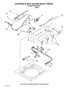 02 - Controls And Water Inlet Parts parts for Amana Washer NTW4750YQ0 / from AppliancePartsPros.com