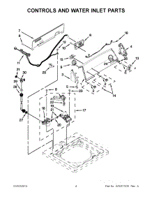02 - Controls And Water Inlet Parts parts for Amana Washer 4GNTW4400YQ1 / from AppliancePartsPros.com