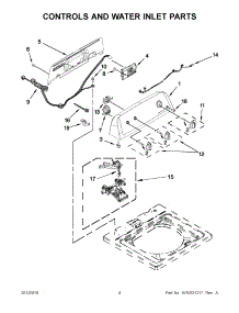 02 - Controls And Water Inlet Parts parts for Amana Washer NTW4600YQ1 / from AppliancePartsPros.com