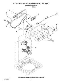 02 - Controls And Water Inlet Parts parts for Amana Washer NTW4750YQ1 / from AppliancePartsPros.com