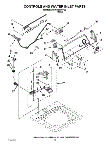 02 - Controls And Water Inlet Parts parts for Amana Washer 4GNTW4400YQ0 / from AppliancePartsPros.com
