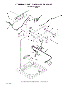 02 - Controls And Water Inlet Parts parts for Amana Washer NTW4600YQ0 / from AppliancePartsPros.com
