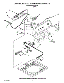 02 - Controls And Water Inlet Parts parts for Amana Washer NTW4700YQ0 / from AppliancePartsPros.com