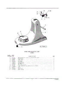 06 - Base And Pedestal parts for Whirlpool Mixer 3K5SSWH / from AppliancePartsPros.com