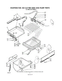 04 - Evaporator, Ice Cutter Grid And Pump parts for Whirlpool Ice Machine EC5100XL1 / from AppliancePartsPros.com