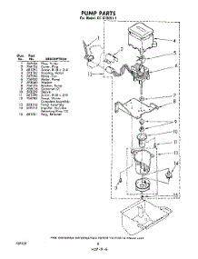 06 - Pump parts for Whirlpool Ice Machine EC5100XL1 / from AppliancePartsPros.com