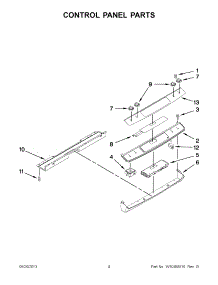 02 - Control Panel Parts parts for Whirlpool Range GY399LXUS03 / from AppliancePartsPros.com