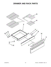 05 - Drawer And Rack Parts parts for Whirlpool Range GY399LXUS03 / from AppliancePartsPros.com