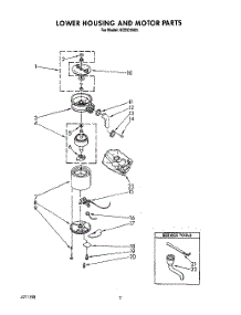 02 - Section parts for Kitchenaid Disposer KCDC250X0 / from AppliancePartsPros.com