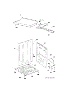 03 - Cabinet & Top Panel parts for Hot Point Dryer HTDX100ED0WW / from AppliancePartsPros.com