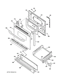 04 - Door & Drawer Parts parts for Hot Point Range RGB530DET1BB / from AppliancePartsPros.com