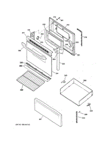 03 - Door & Drawer Parts parts for Hot Point Range RB536DP1BB / from AppliancePartsPros.com
