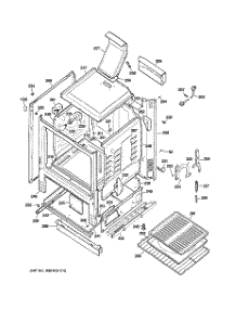 03 - Body Parts parts for Hot Point Range RGB540SEP1SA / from AppliancePartsPros.com