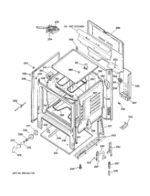 02 - Body Parts parts for Hot Point Range RB758DP1CC / from AppliancePartsPros.com