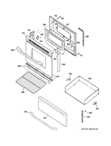 03 - Door & Drawer Parts parts for Hot Point Range RB540SP1SA / from AppliancePartsPros.com