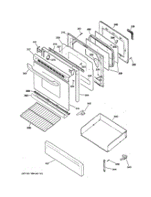 04 - Door & Drawer Parts parts for Hot Point Range RGB746DEP1WW / from AppliancePartsPros.com