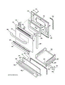 04 - Door & Drawer Parts parts for Hot Point Range RGB533DEP1CC / from AppliancePartsPros.com