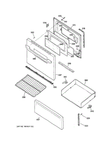 03 - Door & Drawer Parts parts for Hot Point Range RB526DP1CC / from AppliancePartsPros.com