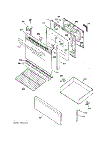 03 - Door & Drawer Parts parts for Hot Point Range RB757DP1CT / from AppliancePartsPros.com